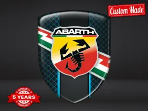 Fiat Abarth Car Door Decals Resilient Max Current Pro Chic